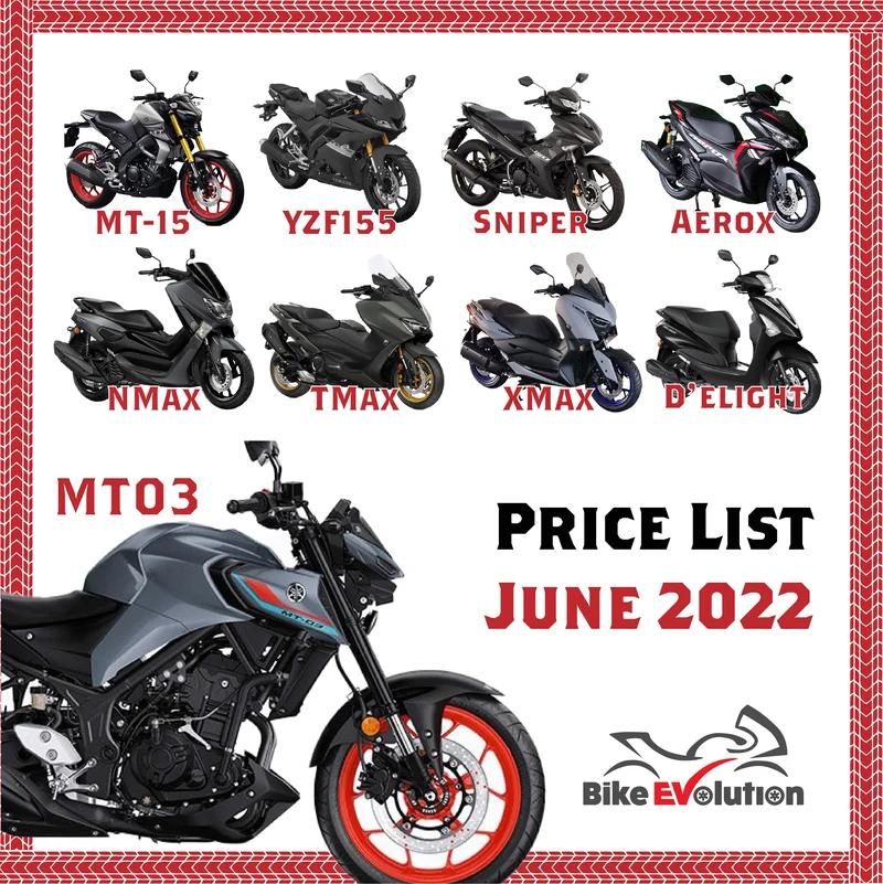 Yamaha Bike Price Updates for June 2022 with COE